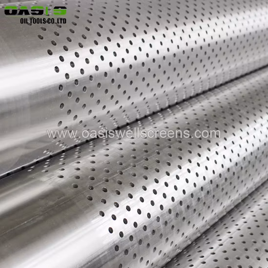 Manufacture API J55 K55 5inch Oil Slotted Casing Drilling Perforated Pipe