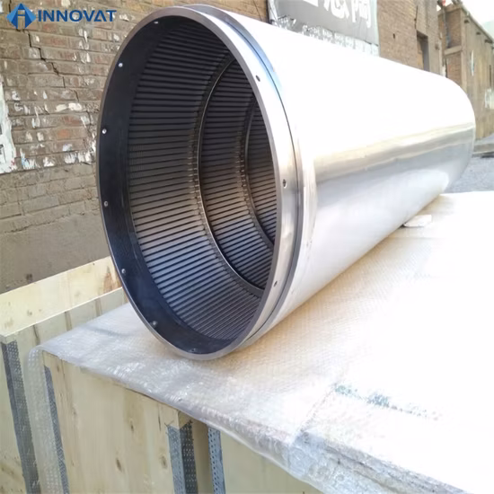 Stainless Steel Cylinder Wire Mesh Filter/Wedge Wire Fliter Drum/Wire Wrapped Drum Screen