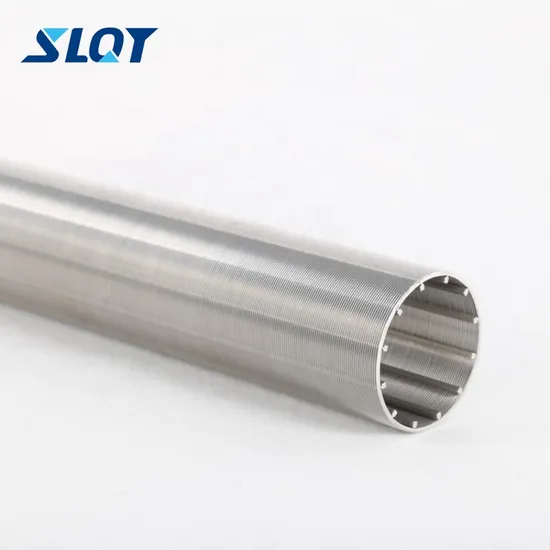 Stainless Steel Wire Johnson filter Pipe Wrapped water well Screen