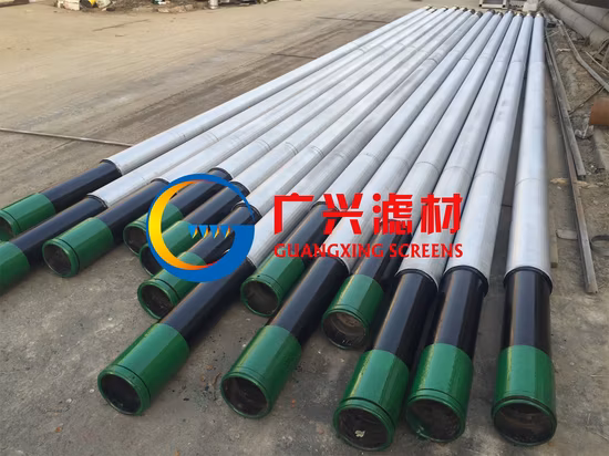 Oil Well Pipe Base Screen 4 1 / 2 ′′ N80 with Slot 10