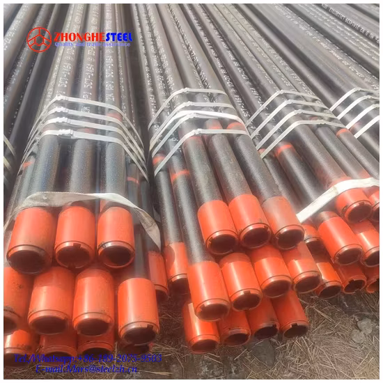 Oil and Gas Petroleum Casing Carbon Seamless/Welded Steel Pipe with Saw ERW API5l 5CT Sch 40 Low HS Ms H40 J55 K55 N80 M65 L80 C90 C95 T59 P110 Q125 Smls