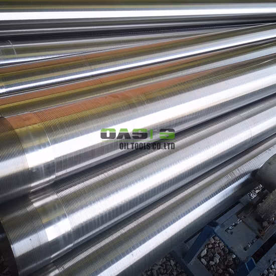 Stainless Steel 304L 316L Water Well Wire Wrapped Continuous Slot Strainer Screen